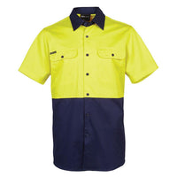 Jb's Hi Vis S/s 150g Shirt - 6HWSS-Queensland Workwear Supplies