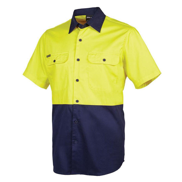 Jb's Hi Vis S/s 150g Shirt - 6HWSS-Queensland Workwear Supplies