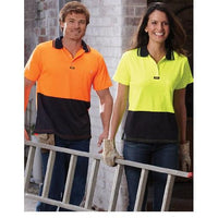 Visitec Airwear Polo Shirt, 2 Tone, Short Sleeve - VPAS-Queensland Workwear Supplies