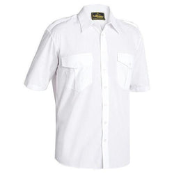 Bisley Epaulette Permanent Press Short Sleeve Shirt - B71526