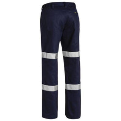 Bisley Taped Biomotion Cotton Mens Drill Work Pants - BP6003T
