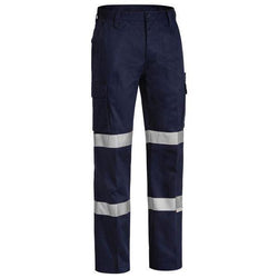 Bisley Taped Biomotion Mens Drill Cargo Work Pants - BPC6003T