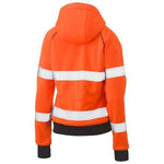 Bisley Taped HiVis Fleece Zip Front Hoodie With Shepra Lining - BKL6819T-Queensland Workwear Supplies