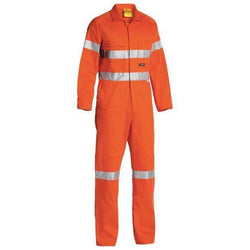 Bisley Taped HiVis Mens Drill Coverall - BC607T8