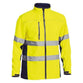 Bisley Taped HiVis Unisex Soft Shell Jacket - BJ6059T