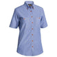 Bisley Womens Chambray Short Sleeve Shirt - B71407L
