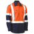 Bisley X Taped Biomotion 2 Tone HiVis Lightweight Long Sleeve Drill Shirt - BS6696XT-Queensland Workwear Supplies
