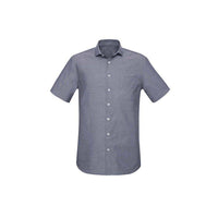 Biz Corporates Mens Charlie Classic Fit Short Sleeve Shirt - RS968MS-Queensland Workwear Supplies