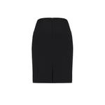 Biz Corporates Womens Front Pleat Detail Straight Skirt - 20720-Queensland Workwear Supplies