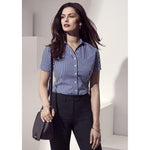 Biz Corporates Womens Springfield Short Sleeve Shirt - 43412-Queensland Workwear Supplies