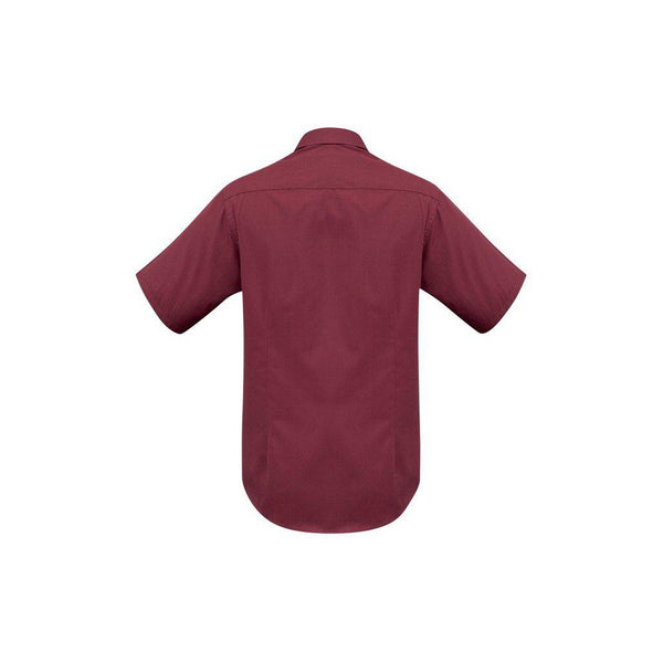BizMens Metro Business Short Sleeve Shirt - SH715-Queensland Workwear Supplies