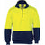 DNC HiVis 2-Tone 1/2 Zip Reflective Piping Long Sleeve Sweat Shirt - 3928-Queensland Workwear Supplies