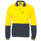 DNC HiVis Cotton Jersey Long Sleeve Polo- 3846