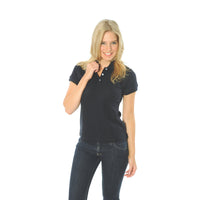DNC Ladies Short Sleeve Cotton Rich New York Polo - 5258-Queensland Workwear Supplies