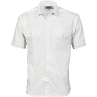 DNC Polyester Cotton Short Sleeve Work Shirt - 3211-Queensland Workwear Supplies