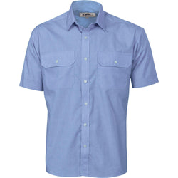 DNC Polyester Cotton Short Sleeve Work Shirt - 3211