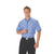 DNC Short Sleeve Polyester Cotton Chambray Business Shirt - 4121-Queensland Workwear Supplies