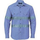 DNC Taped Cotton Chambray Long Sleeve Shirt - 3889