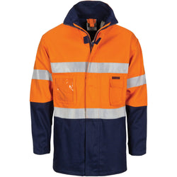 DNC Taped HiVis "2in1" Cotton Drill Jacket - 3767