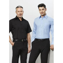 Fashion Biz Mens Base Short Sleeve Shirt - S10512