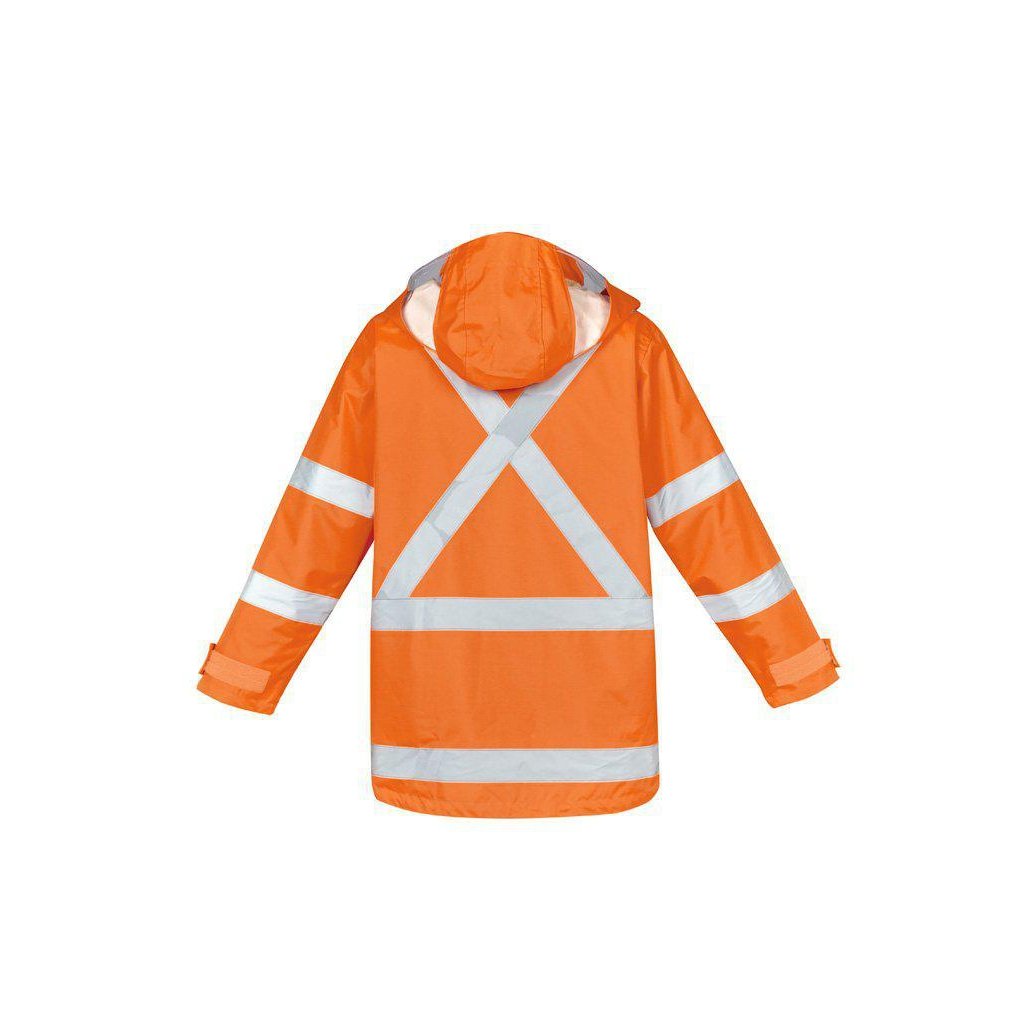 Mens Hi Vis X Back Taped 4 in 1 Waterproof Jacket ZJ616