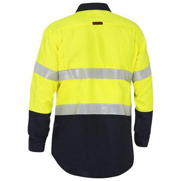 BISLEY MENS BW SHIRT FR APEX 160 TAPE - BS8338T-Queensland Workwear Supplies