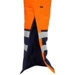 BISLEY Taped Hi Vis Freezer Bib & Brace Coverall - BAB6452T-Queensland Workwear Supplies