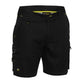 BISLEY UNI BW SRT FLX & MOVE ZIP CARGO SHORTS - BSHC1335