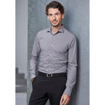 BIZ Mens Conran Tailored Long Sleeve Shirt - S337ML-Queensland Workwear Supplies