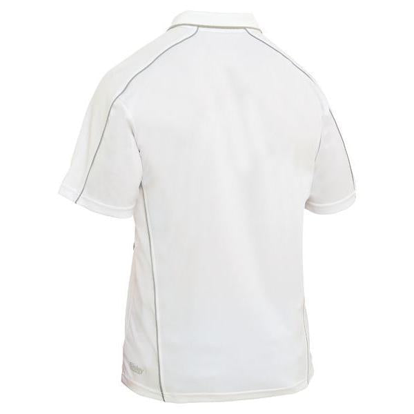 Bisley Cool Mesh Short Sleeve Polo With Reflective Piping - BK1425-Queensland Workwear Supplies