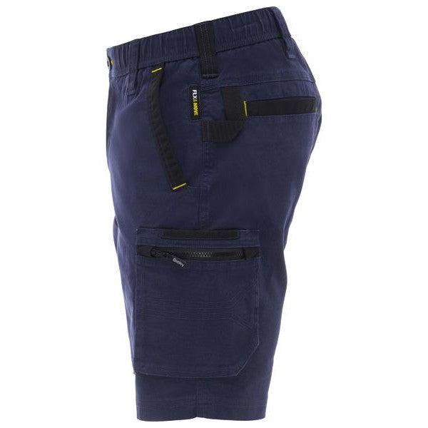 Bisley Flx & Move Elastic Waist Cargo Short - BSHC1338-Queensland Workwear Supplies