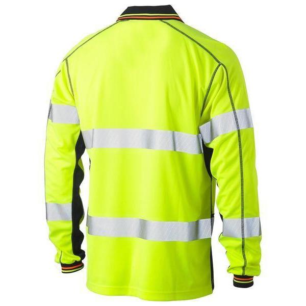 Bisley Taped HiVis Polyester Mesh Mens Polo - BK6219T-Queensland Workwear Supplies