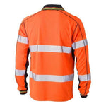 Bisley Taped HiVis Polyester Mesh Mens Polo - BK6219T-Queensland Workwear Supplies