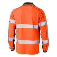 Bisley Taped HiVis Polyester Mesh Mens Polo - BK6219T-Queensland Workwear Supplies
