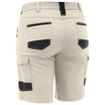 Bisley Women's Flx & Move Elastic Waist Cargo Short - BSHL1338-Queensland Workwear Supplies