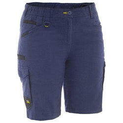 Bisley Women's Flx & Move Elastic Waist Cargo Short - BSHL1338