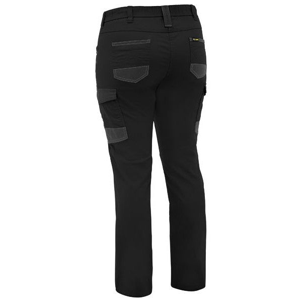 Bisley Womens Flx & Move Stretch Canvas Elastic Waist Cargo Pants - BPCL6338-Queensland Workwear Supplies