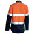 Bisley Womens Taped HiVis Cool Lightweight Long Sleeve Drill Shirt - BL6896-Queensland Workwear Supplies