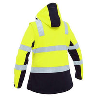 Bisley Women's Taped Two Tone Hi Vis 3-in-1 Soft Shell Jacket - BJL6078T-Queensland Workwear Supplies