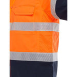 Bisley X Airflow Hi Vis Taped Stretch Ripstop Shirt - BS6491T-Queensland Workwear Supplies