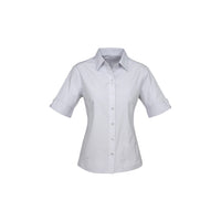 Biz Collection Ladies Ambassador Short Sleeve Shirt - S29522-Queensland Workwear Supplies