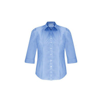 Biz Collection Ladies Euro 3/4 Sleeve Shirt - S812LT-Queensland Workwear Supplies