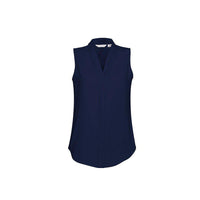 Biz Collection Ladies Madison Sleeveless Blouse - S627LN-Queensland Workwear Supplies