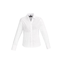 Biz Corporates Womens Hudson Long Sleeve Shirt - 40310-Queensland Workwear Supplies