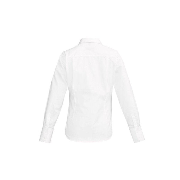 Biz Corporates Womens Hudson Long Sleeve Shirt - 40310-Queensland Workwear Supplies