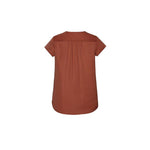 Biz Corporates Womens Kayla V-neck Pleat Blouse - RB967LS-Queensland Workwear Supplies