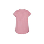 Biz Corporates Womens Kayla V-neck Pleat Blouse - RB967LS-Queensland Workwear Supplies