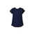 Biz Corporates Womens Kayla V-neck Pleat Blouse - RB967LS-Queensland Workwear Supplies