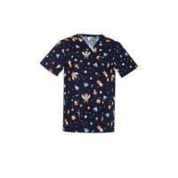 BizCare Mens Space Party Scrub Top - CST148MS-Queensland Workwear Supplies
