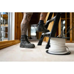 Blundstone RotoFlex Black water-resistant Platinum leather 150mm zip sided safety boot - 8071-Queensland Workwear Supplies